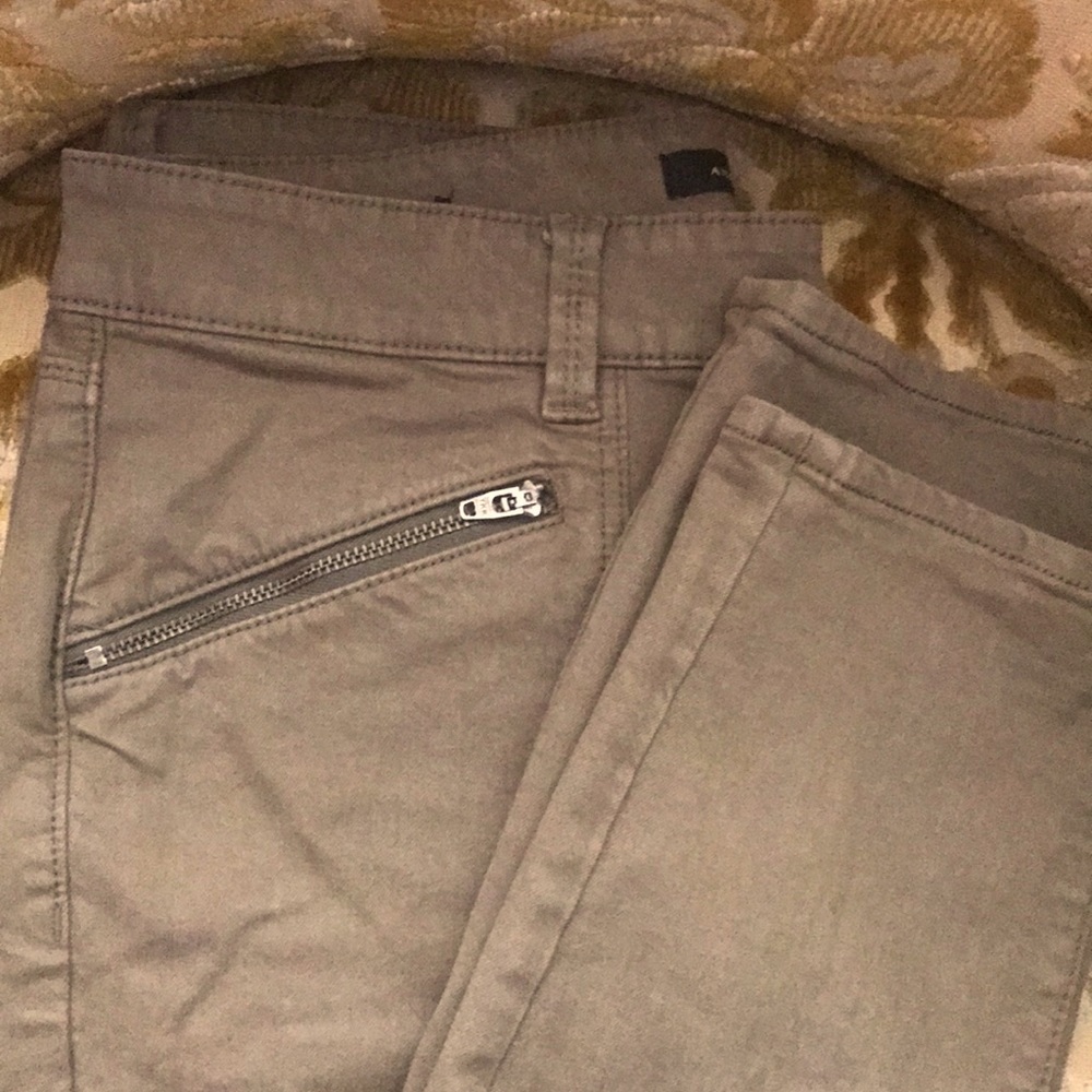 Ann Taylor Skinny Jeans Pants Olive Green Size 6 / 8